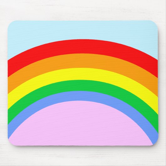 Corey Tiger 80s  regenboog Muismat (Voorkant)