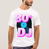 Corey Tiger 80s Retro 80s DJ T-Shirt (Devant)