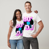 Corey Tiger 80s Retro 80s DJ T-Shirt (Unisexe)