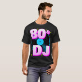 Corey Tiger 80s Retro 80s DJ T-Shirt (Devant entier)