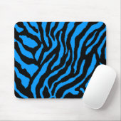 COREY TIGER 80's RETRO BLUE BLACK STRIPES Muismat (Met muis)