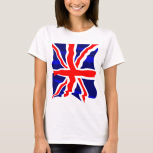 Corey Tiger 80's Retro Britse vlag T-shirt