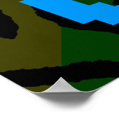 Corey Tiger 80s Retro I Love 80s Poster (Hoek)