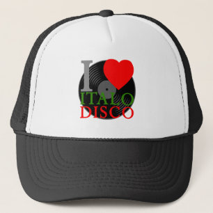 Corey Tiger 80s Retro I Love Italo Disco T-Shirt Trucker Pet