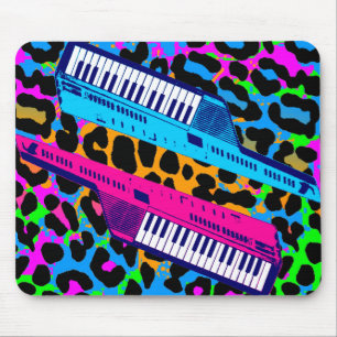 Corey Tiger 80s Retro Keytar  Mousepad Muismat
