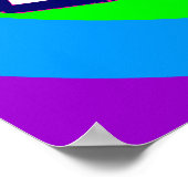 Corey Tiger 80s Retro  Keytar Synth Poster (Hoek)