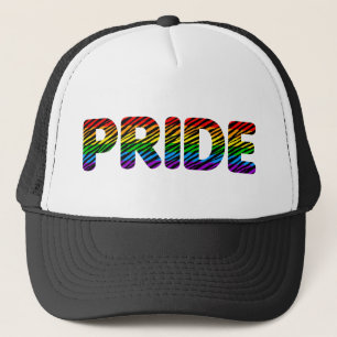 Corey Tiger 80s Retro Pride Regenboog Trucker Pet