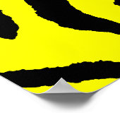Corey Tiger 80s Retro Tiger Pattern Poster (Hoek)
