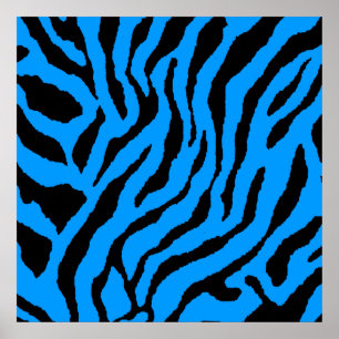 Corey Tiger 80s Retro Tijger Patroon Poster