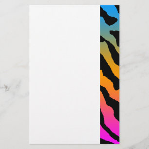 Corey Tiger 80s Retro Vintage Meerdere Tijgerstrep Briefpapier