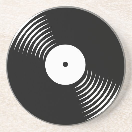 Corey Tiger 80s Retro  Vinyl Record Onderzetter (Voorkant)