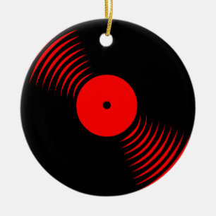 Corey Tiger 80s Retro Vinylplaat Ornament