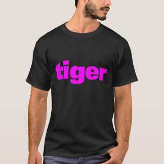 COREY TIGER 80's ROZE TIGER EENVOUDIG T-shirt