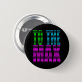 Corey Tiger 80s stijl naar MAX Ronde Button 5,7 Cm (Voorkant /achterkant)
