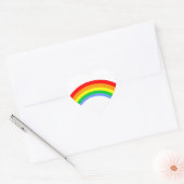 Corey Tiger 80's  stijl regenboog Hart Sticker (Envelop)