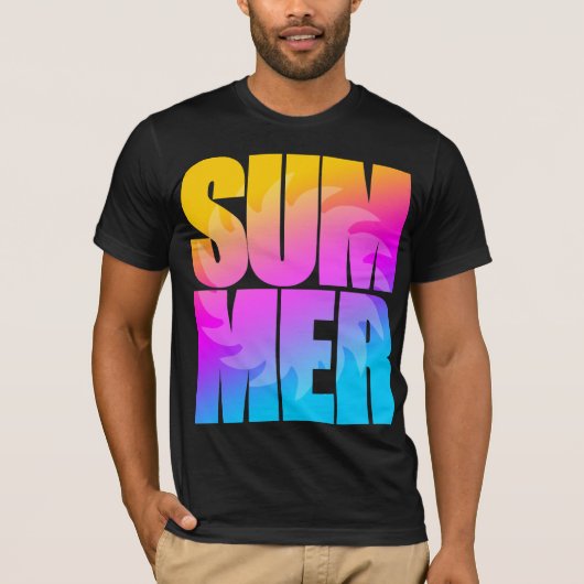 Corey Tiger, 80s Summer Sun T-shirt (Voorkant)