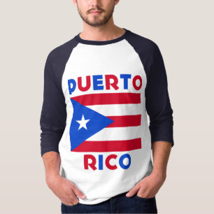 Corey Tiger 80's  vlag Puerto Rico T-shirt