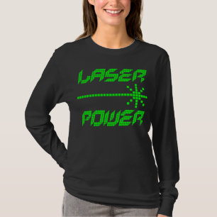 COREY TIGER JAREN 80 RETRO LASERKRACHT T-SHIRT