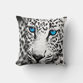 Corey Tiger jaren 80 Retro Sneeuwluipaard Kussen