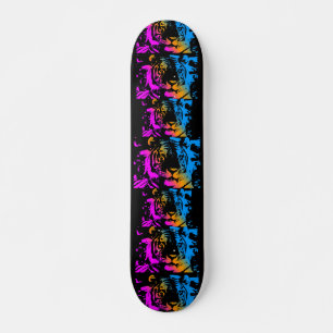 COREY TIGER JAREN 80 TIGER GEZICHT KLEUREN SKATEBOARD