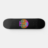 COREY TIGER RETRO SUNSET PALM TREES SKATEBOARD (Horizontaal)