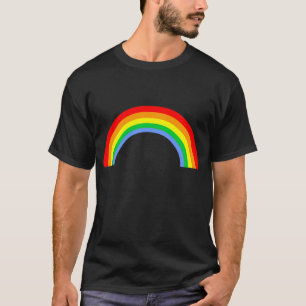 Corey Tijger 80s Vintage Regenboog T-shirt