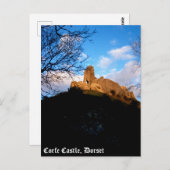 Corfe Castle Briefkaart (Voorkant / Achterkant)