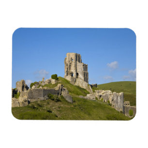 Corfe Castle, Corfe, Dorset, Engeland Magneet