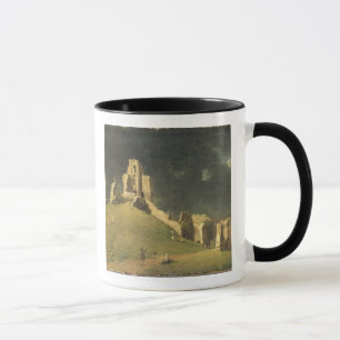 Corfe Castle, Dorset, 1764 (olie op doek) Mok
