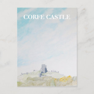 Corfe Castle, Dorset Ansichtkaart Briefkaart
