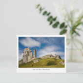 Corfe Castle, Dorset, Royaume-Uni Carte postale (Debout devant)