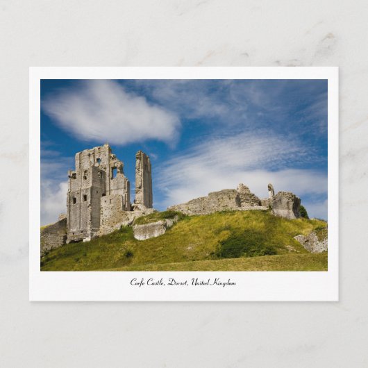 Corfe Castle, Dorset, Royaume-Uni Carte postale (Devant)
