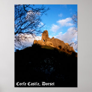 Corfe Castle Poster
