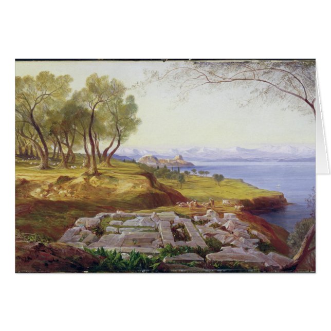 Corfou de l'ascension, c.1856-64 (huile sur la (Devant horizontal)