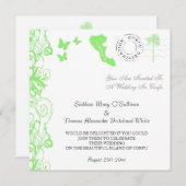 Corfou Faire-part de mariage (Devant / Derrière)