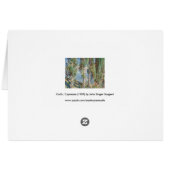 Corfu Cyprès par John Singer Sargent (Dos Horizontal)