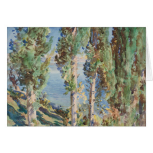 Corfu Cyprès par John Singer Sargent