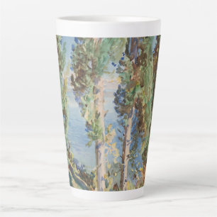 Corfu Cypresses van John Singer Sargent Latte Mok