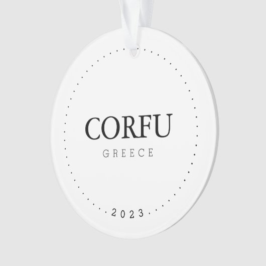 Corfu, Grèce Voyage Simple International (devant)