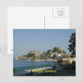 Corfu, Griekenland Briefkaart (Voorkant / Achterkant)