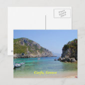 Corfu, Griekenland Briefkaart (Voorkant / Achterkant)