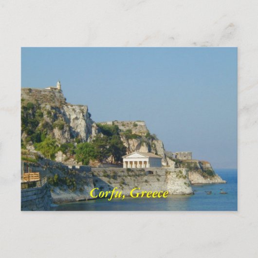 Corfu, Griekenland Briefkaart (Voorkant)