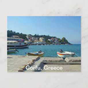 Corfu, Griekenland Briefkaart