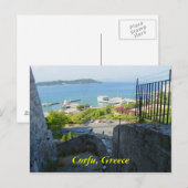 Corfu, Griekenland Briefkaart (Voorkant / Achterkant)