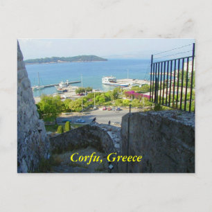 Corfu, Griekenland Briefkaart
