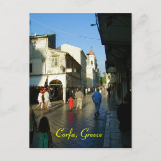Corfu, Griekenland Briefkaart
