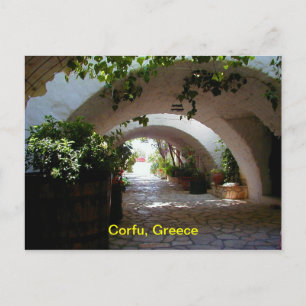 Corfu, Griekenland Briefkaart
