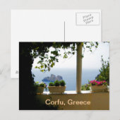 Corfu, Griekenland Briefkaart (Voorkant / Achterkant)