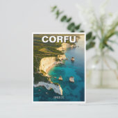 Corfu Griekenland Reizen Briefkaart (Staand voorkant)