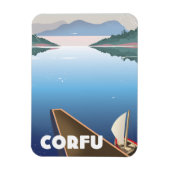 Corfu Reisposter Magneet (Verticaal)